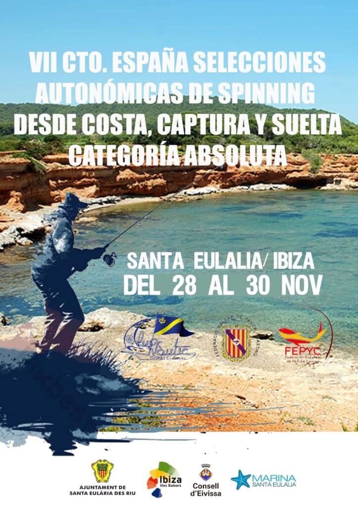 Pesca deportiva en Ibiza: Campeonato de España Selecciones Autonómicas de Spinning desde Costa