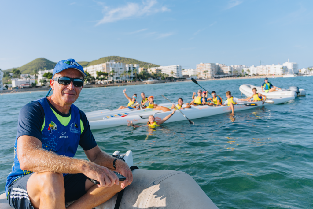 Piragüismo CNSE: kayak en Ibiza